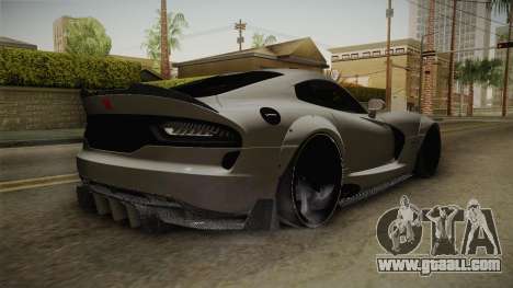 Dodge Viper SRT Tuned for GTA San Andreas