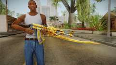 Cross Fire - AK-47 Beast Noble Gold v1 for GTA San Andreas