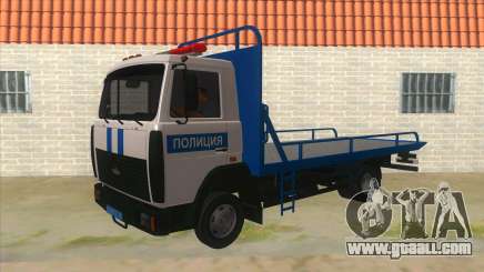 MAZ Tow truck Police for GTA San Andreas