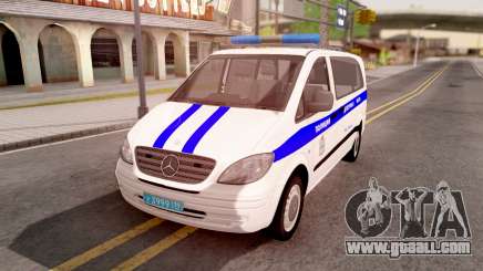 Mercedes-Benz Vito W639 Russian Police for GTA San Andreas