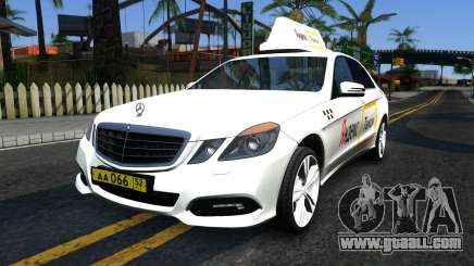 Mercedes-Benz E500 W212 "Yandex Taxi" for GTA San Andreas