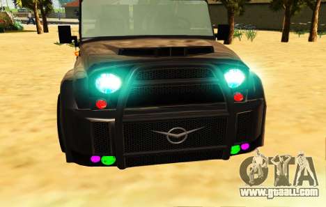 New color for the headlights for GTA San Andreas
