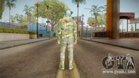 Skin GTA Online Clown Camouflaged for GTA San Andreas