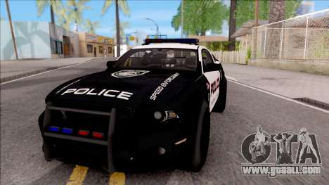 Ford Mustang GT High Speed Police for GTA San Andreas