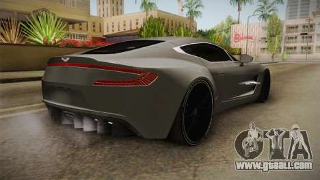Aston Martin One-77 v2 for GTA San Andreas