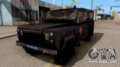Land Rover Defender Gendarmerie, Which for GTA San Andreas
