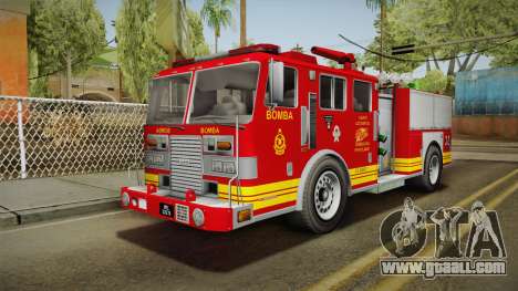 GTA 5 Firetruck Malaysia for GTA San Andreas