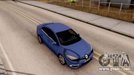 Renault Fluence 2016 for GTA San Andreas