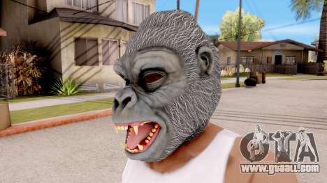 The Gorilla Mask for GTA San Andreas