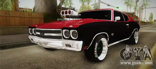 Chevrolet Chevelle SS 1970 Drag Racing Tuned for GTA San Andreas