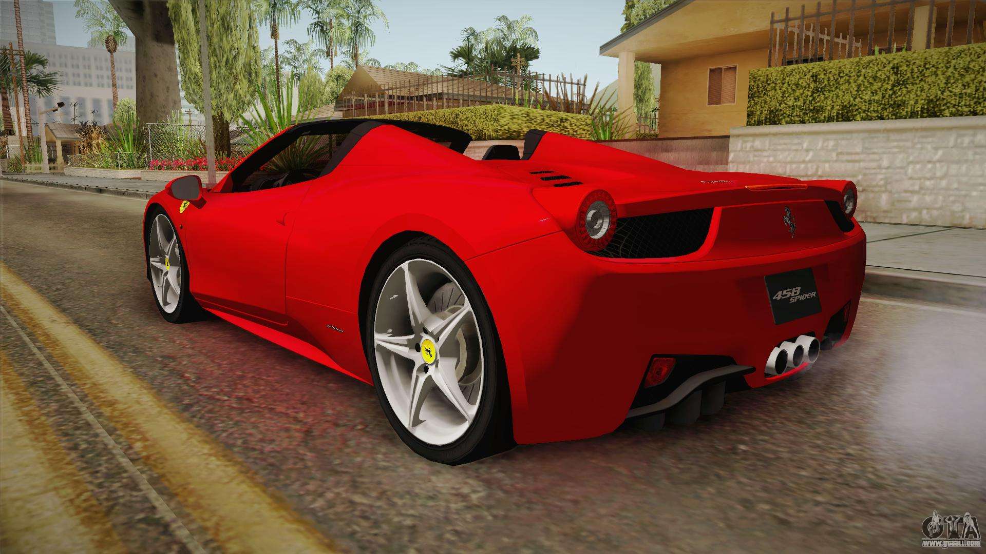 Ferrari 458 para GTA San Andreas