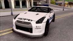 Nissan GT-R 2013 High Speed Police for GTA San Andreas