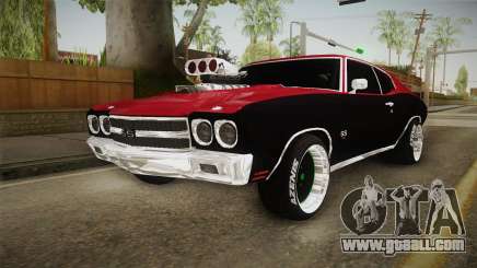 Chevrolet Chevelle SS 1970 Drag Racing Tuned for GTA San Andreas