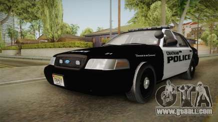 Ford Crown Victoria 2009 Chatham, New Jersey PD for GTA San Andreas