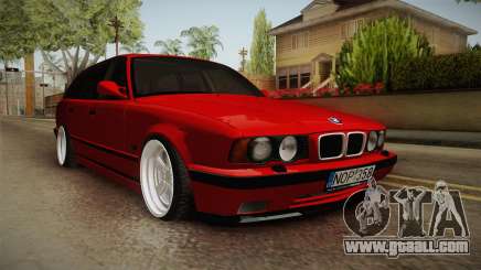BMW 5 Series E34 Touring Stance for GTA San Andreas