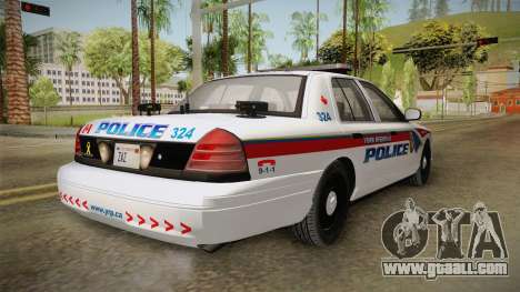 Ford Crown Victoria PI YRP for GTA San Andreas