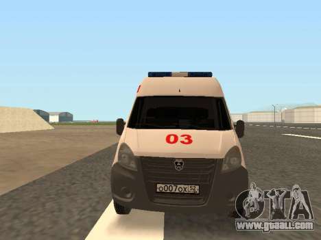 GAZelle Ambulance for GTA San Andreas