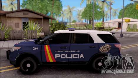 Ford Explorer Spanish Police for GTA San Andreas