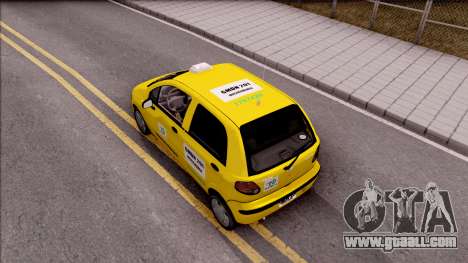 Daewoo Matiz Taxi for GTA San Andreas
