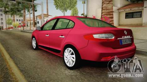 Renault Fluence 2016 for GTA San Andreas