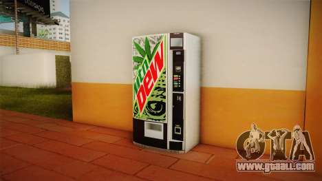 New vending machines with Mountain Dew for GTA San Andreas