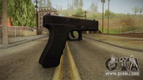 Glock 18 3 Dot Sight Ultraviolet Indigo for GTA San Andreas