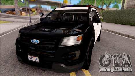 Ford Explorer Police Interception for GTA San Andreas