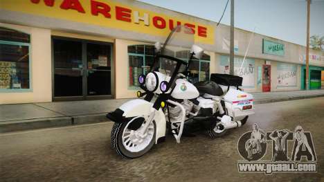 Harley-Davidson Police Bike YRP for GTA San Andreas