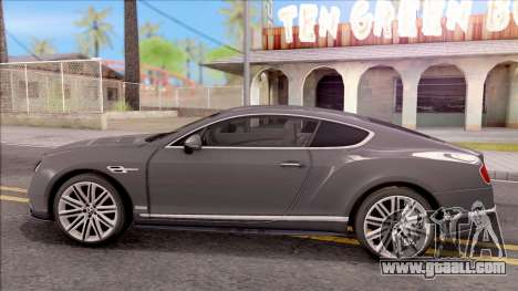 Bentley Сontinental GT for GTA San Andreas