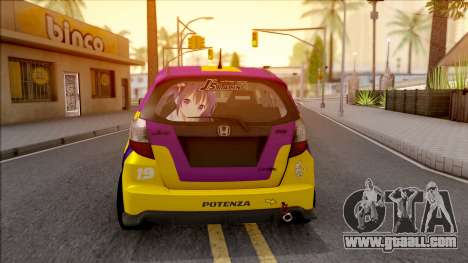 Honda Jazz RS W Rize Tedeza Itasha for GTA San Andreas