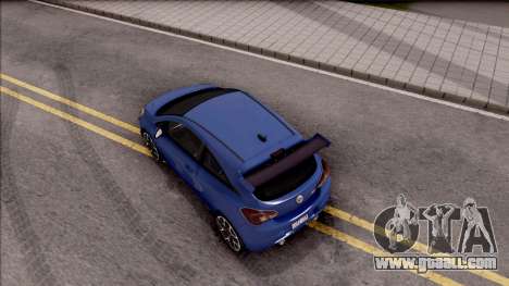 Vauxhall Corsa VXR 2016 for GTA San Andreas