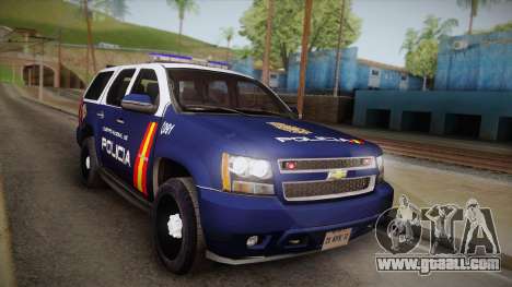 Chevrolet Tahoe Spanish Police for GTA San Andreas