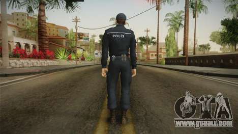 Turkish Police Officer Long Sleeves v2 for GTA San Andreas