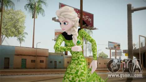 Elsa Military Skin for GTA San Andreas