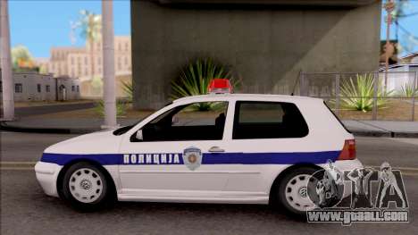 Volkswagen Golf 4 GTI Policija for GTA San Andreas