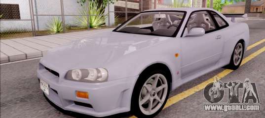 Nissan Skyline GT-R R34 Vspec Stock for GTA San Andreas