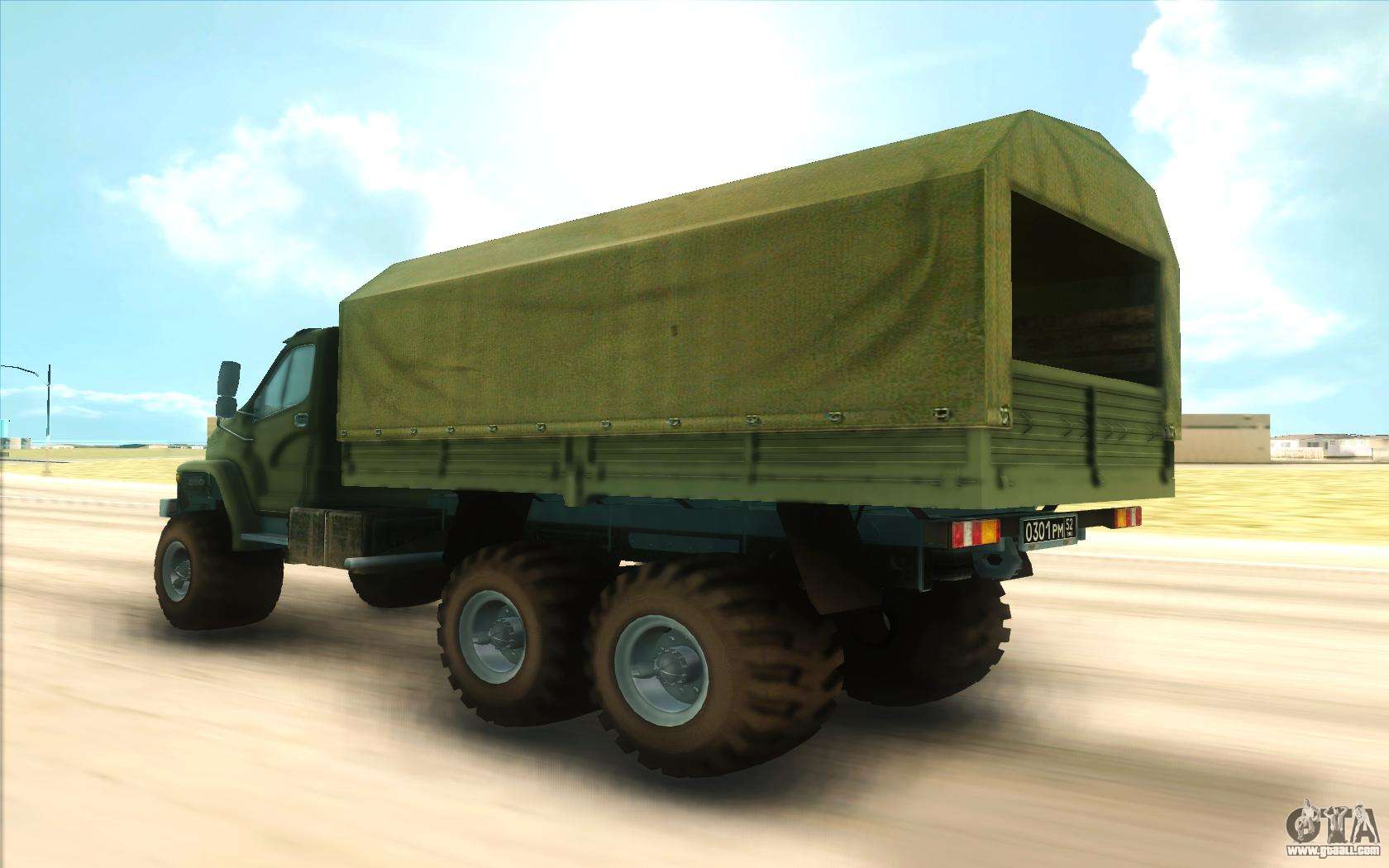 Ural Next Military For Gta San Andreas
