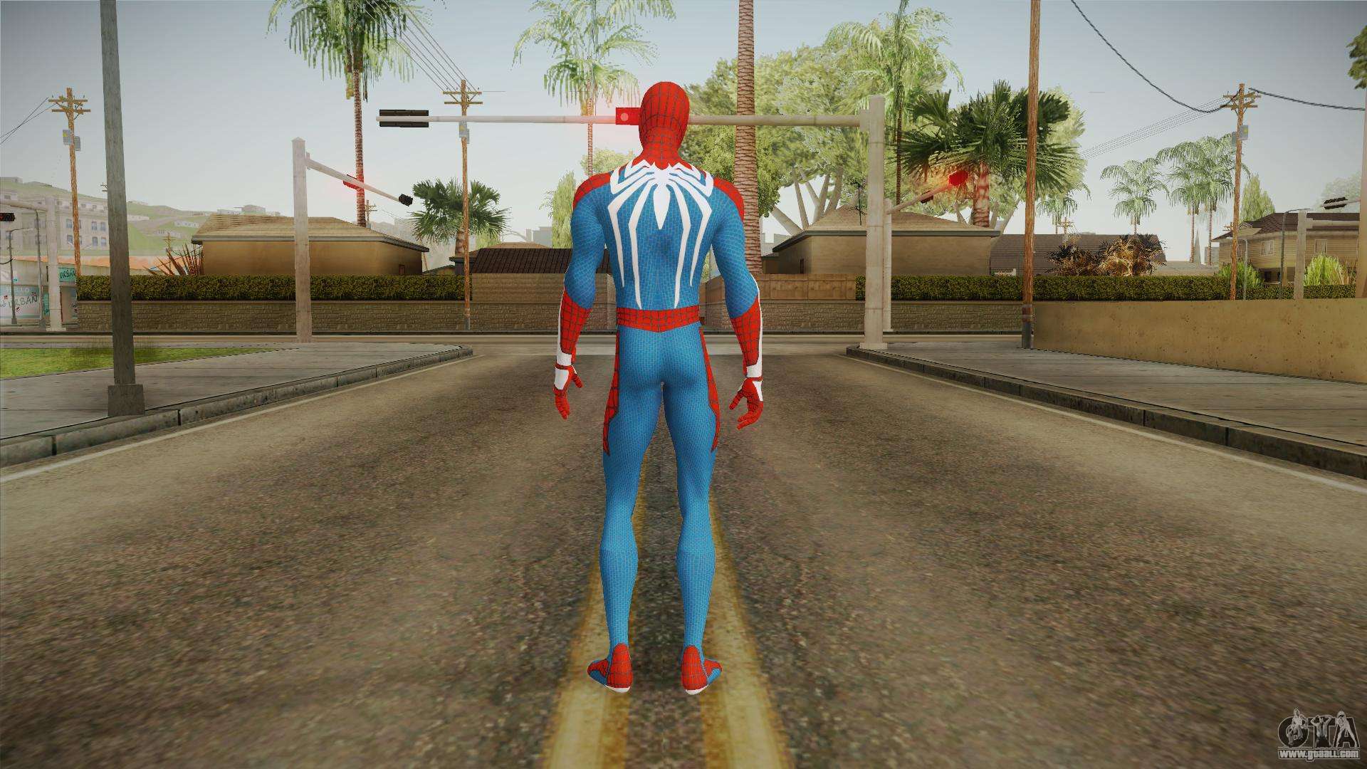 GTA San Andreas Spider-Man Undies - Marvel Spider-Man PS4 Mod