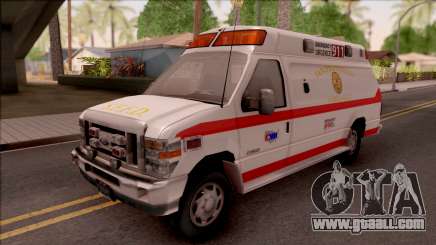 Ford E-350 SFFD San Francisco Ambulance for GTA San Andreas