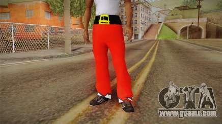 Red pants Santa Claus for GTA San Andreas