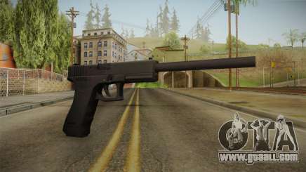 Glock 17 3 Dot Sight with Long Barrel for GTA San Andreas