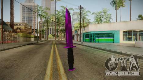 Purple Knife for GTA San Andreas