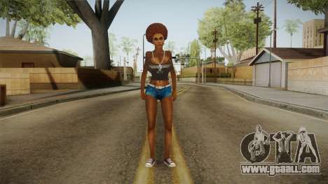 Afro Girl Skin v2 for GTA San Andreas