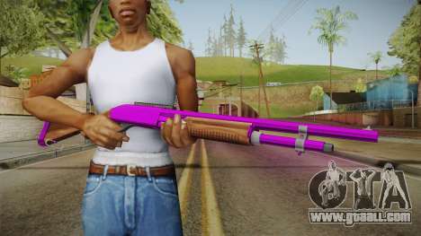 Purple Shotgun for GTA San Andreas