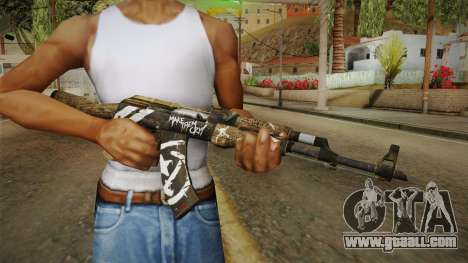 CS: GO AK-47 Wasteland Rebel Skin for GTA San Andreas