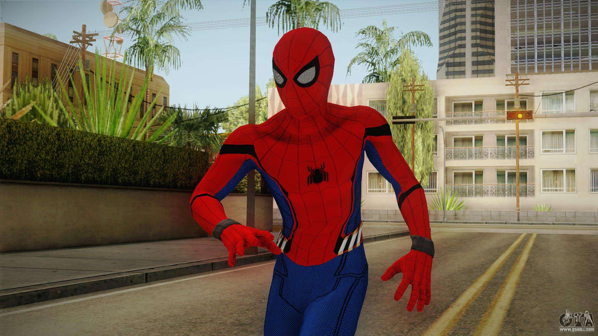 gta san andreas spiderman skin