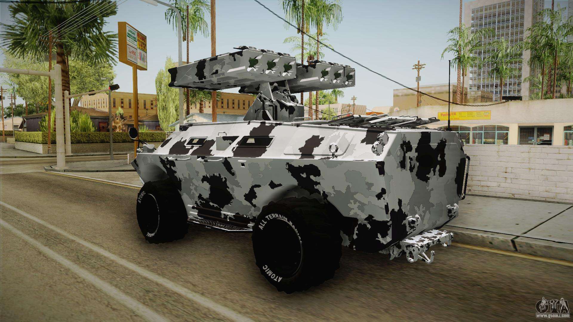 APC GTA 5 GunRunning Custom Turret for GTA San Andreas
