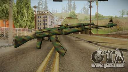 CS: GO AK-47 Jungle Spray Skin for GTA San Andreas