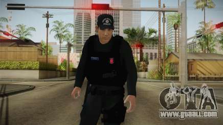 Turkish Police-Rapid Response Unit-Long Sleeves for GTA San Andreas