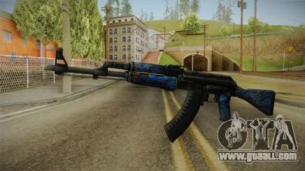 CS: GO AK-47 Blue Laminate Skin for GTA San Andreas